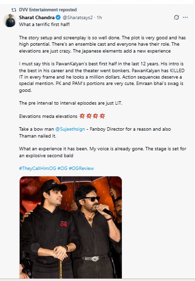 OG Movie Review on X